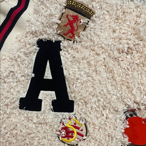 NWT Eva Franco Cream Teddy & Patchwork Pullover XL - Picture 13 of 13